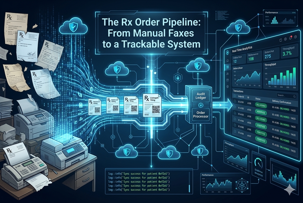 The Rx Order Pipeline: From Manual Faxes to a Trackable System