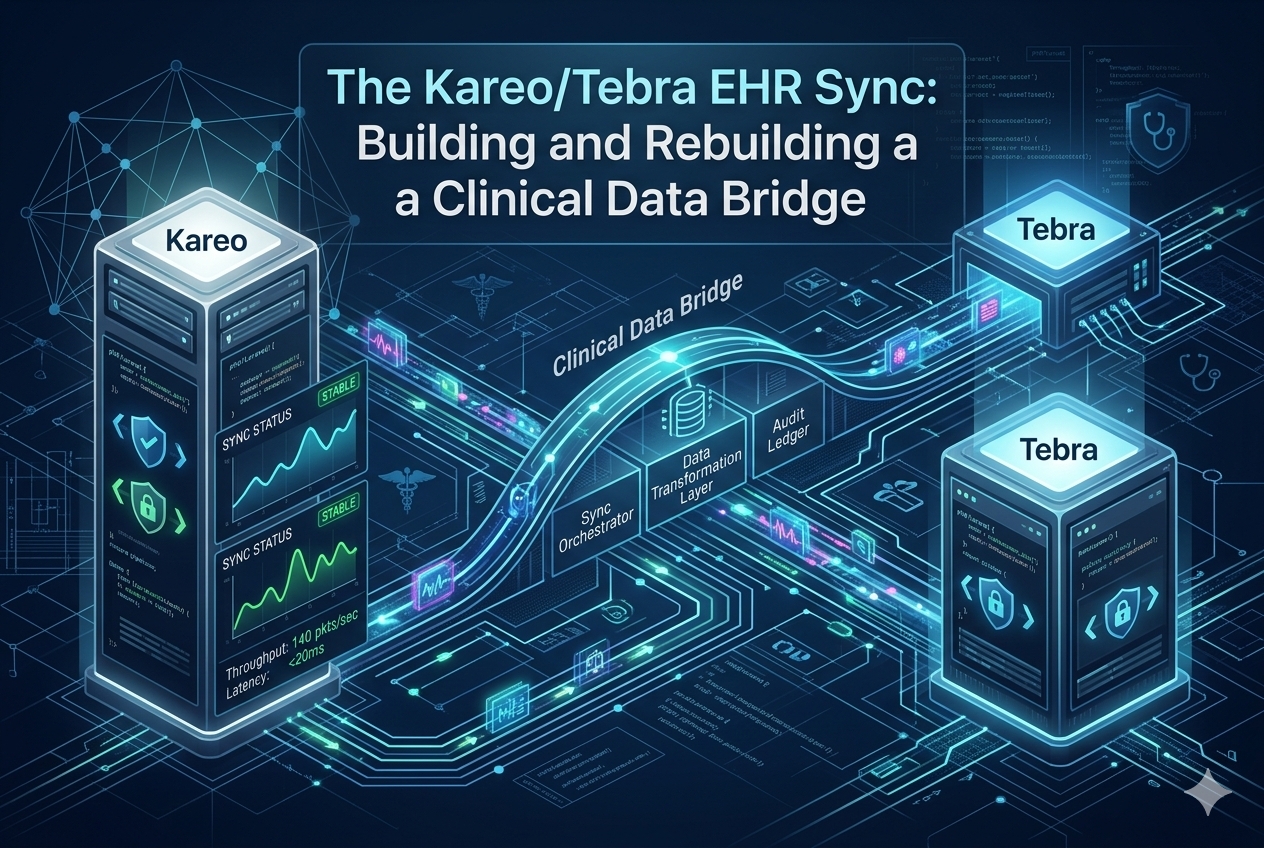 The Kareo/Tebra EHR Sync: Building and Rebuilding a Clinical Data Bridge