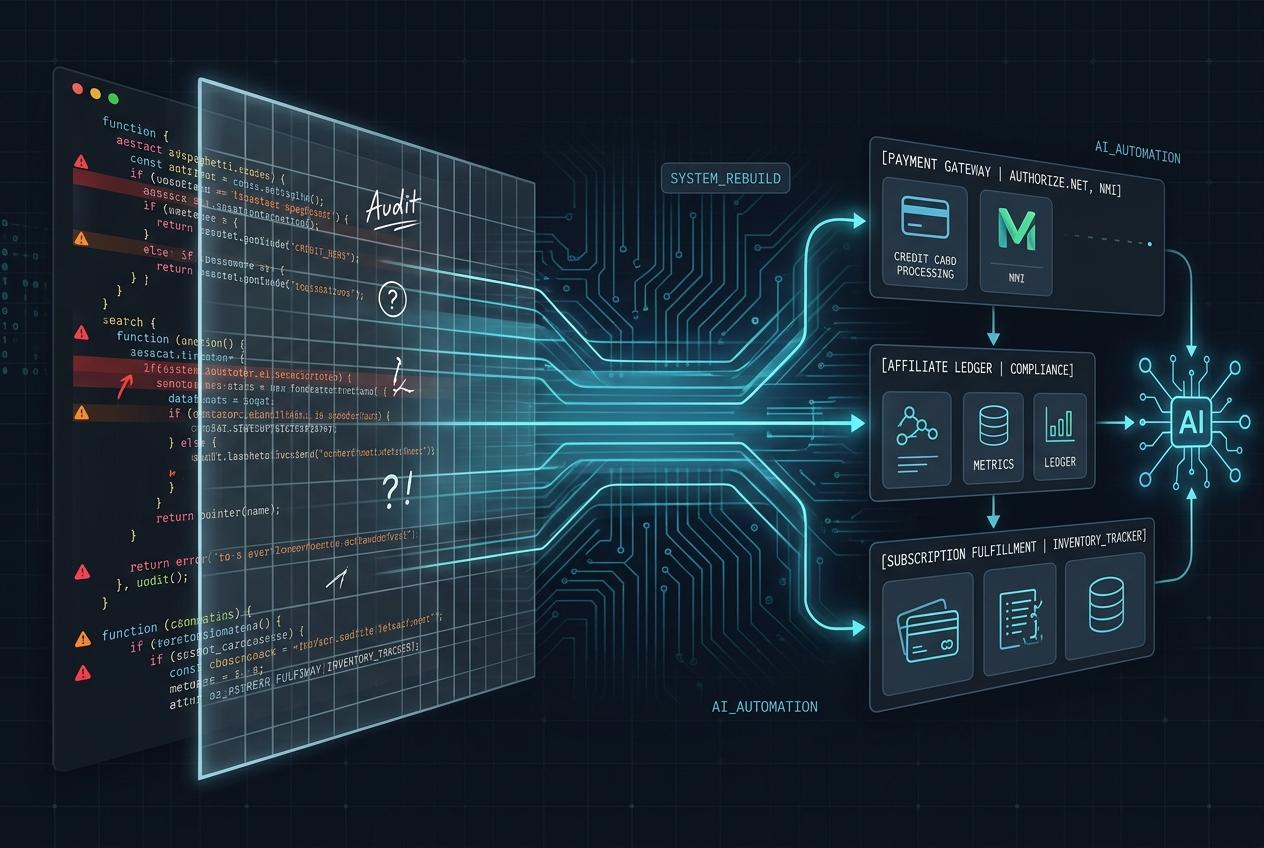 The Technical Breakdown: From a Hand-Audited Payment Mess to an Autonomous, AI-Operated Commerce Platform
